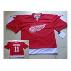 NHL Jerseys Detroit Red Wings #11 Alfredsson Red Jerseys