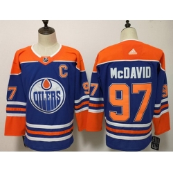 Youth Edmonton Oilers 97 Connor McDavid Royal Stitched Jersey