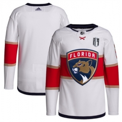 Men Florida Panthers Blank White 2023 Stanley Cup Final Stitched Jersey