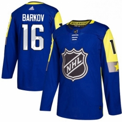 Mens Adidas Florida Panthers 16 Aleksander Barkov Authentic Royal Blue 2018 All Star Atlantic Division NHL Jersey 