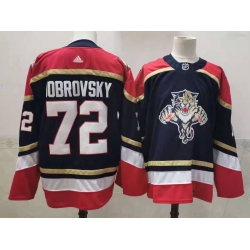 Panthers 72 Sergei Bobrovsky Black 2020 21 Reverse Retro Adidas Jersey
