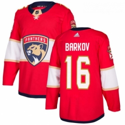 Youth Adidas Florida Panthers 16 Aleksander Barkov Premier Red Home NHL Jersey 