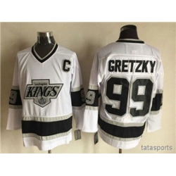 Los Angeles Kings #99 Wayne Gretzky 1993 Vintage CCM White Jersey