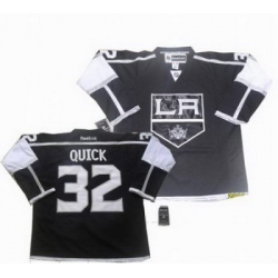 Los Angeles kings 32 Jonathan Quick BLACK Jersey