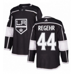 Mens Adidas Los Angeles Kings 44 Robyn Regehr Authentic Black Home NHL Jersey 