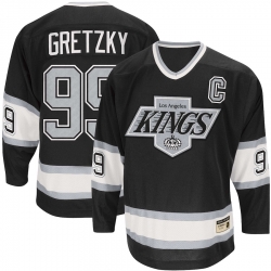 Men's Los Angeles Kings Wayne Gretzky #99 CCM Black Stitched Jersey