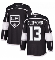 Youth Adidas Los Angeles Kings 13 Kyle Clifford Authentic Black Home NHL Jersey 