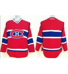 Kids Montreal Canadiens Blank Red NHL Jersey