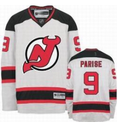 New Jersey Devils #9 Parise Red Hockey white Jersey