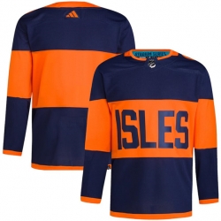 Men's New York Islanders Blank Navy 2024 Stadium Series Stitched Jersey