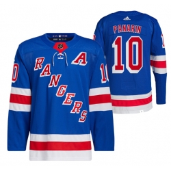 Men New York Rangers 10 Artemi Panari Blue Stitched Jersey