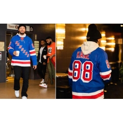 Men New York Rangers Patrick Kane Blue Stitched NHL jersey