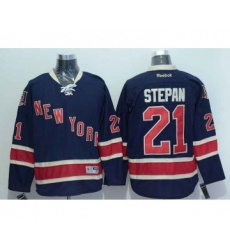 nhl jerseys new york rangers #21 stepan dk.blue[stepan][85th]