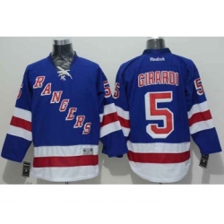 nhl jerseys new york rangers #5 girardi lt.blue