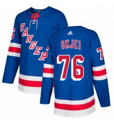 Youth Adidas New York Rangers 76 Brady Skjei Authentic Royal Blue Home NHL Jersey 