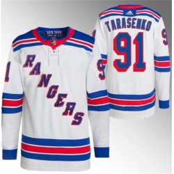 Youth New York Rangers 91 Vladimir Tarasenko White Stitched Jersey