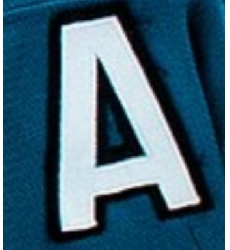SAN JOSE SHARKS CAPTAIN A Patch Biaog SAN JOSE SHARKS CAPTAIN A Patch Biaog