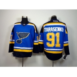 NHL St. Louis Blues #91 tarasenko blue-black jerseys