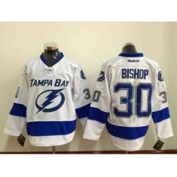 nhl jerseys tampa bay lightning #30 bishop white