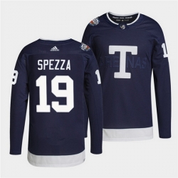 Men Toronto Maple Leafs 19 Jason Spezza 2022 Heritage Classic Navy Stitched jersey