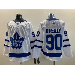 Men Toronto Maple Leafs 90 Ryan O 27Reilly White Stitched Jersey