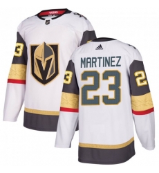 Men Adidas Vegas Golden Knights 23 Alec Martinez White Away Jersey