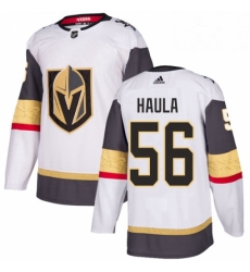 Mens Adidas Vegas Golden Knights 56 Erik Haula Authentic White Away NHL Jersey 