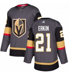 Youth Adidas Vegas Golden Knights 21 Cody Eakin Authentic Gray Home NHL Jersey 