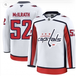 Men Washington Capitals  52 Dylan Mcilrath White Jersey