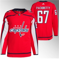 Men Washington Capitals 67 Max Pacioretty Red Stitched Jersey