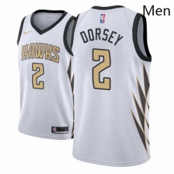 Men NBA 2018 19 Atlanta Hawks 2 Tyler Dorsey City Edition White Jersey 