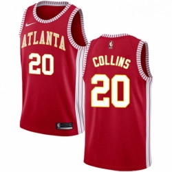 Womens Nike Atlanta Hawks 20 John Collins Authentic Red NBA Jersey Statement Edition 