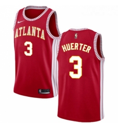 Youth Nike Atlanta Hawks 3 Kevin Huerter Swingman Red NBA Jersey Statement Edition 