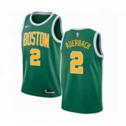 Mens Nike Boston Celtics 2 Red Auerbach Green Swingman Jersey Earned Edition