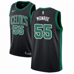 Mens Nike Boston Celtics 55 Greg Monroe Swingman Black NBA Jersey Statement Edition 