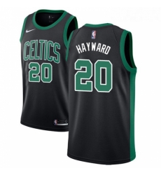 Womens Adidas Boston Celtics 20 Gordon Hayward Swingman Black NBA Jersey Statement Edition 