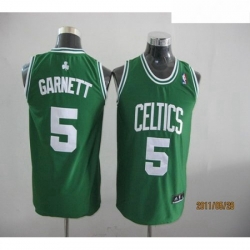 Celtics 5 Kevin Garnett Green Stitched Youth NBA Jersey