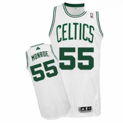 Youth Adidas Boston Celtics 55 Greg Monroe Authentic White Home NBA Jersey 