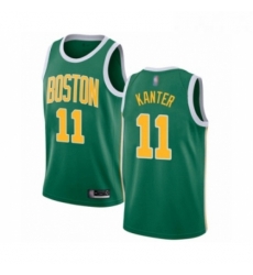 Youth Boston Celtics 11 Enes Kanter Green Swingman Jersey Earned Edition 