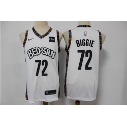 Nets 72 Biggie White 2020 City Edition Nike Swingman Jersey