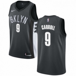 Womens Nike Brooklyn Nets 9 DeMarre Carroll Swingman Gray NBA Jersey Statement Edition 