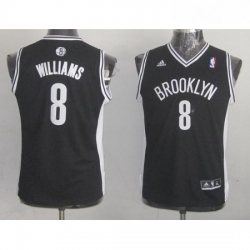 Nets 8 Deron Williams Black Stitched Youth NBA Jersey