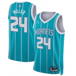 Men Charlotte Hornets Brandon Miller #24 City Edition Stitched NBA Jersey