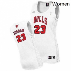 Womens Adidas Chicago Bulls 23 Michael Jordan Swingman White Home NBA Jersey