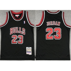 Youth Chicago Bulls 23 Michael Jordan Black Stitched Basketball Jersey
