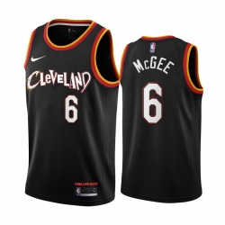 Men Nike Cleveland Cavaliers 6 JaVale McGee Black NBA Swingman 2020 21 City Edition Jersey