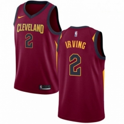 Mens Nike Cleveland Cavaliers 2 Kyrie Irving Swingman Maroon Road NBA Jersey Icon Edition