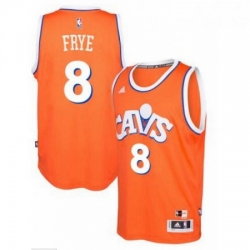 adidas Cleveland Cavaliers 8 Channing Frye Orange Hardwood Classics Swingman Jersey