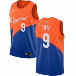 Youth Nike Cleveland Cavaliers 9 Channing Frye Swingman Blue NBA Jersey City Edition