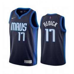 Men Dallas Mavericks 17 JJ Redick Navy NBA Swingman 2020 21 Earned Edition Jersey